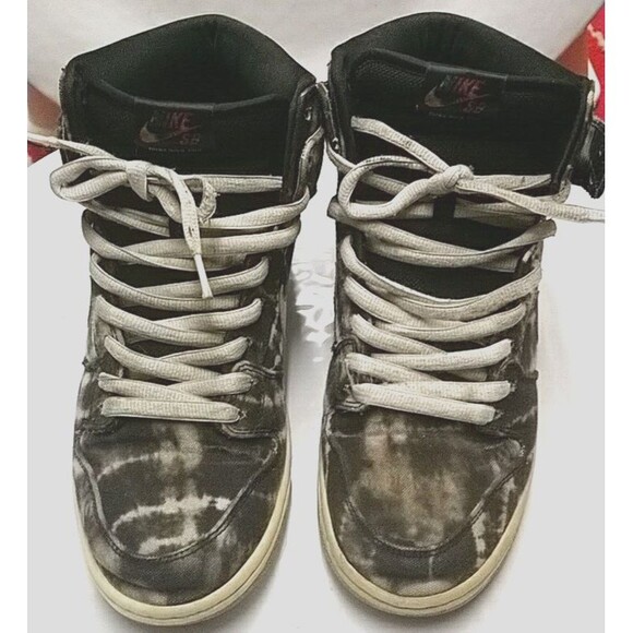 Nike SB Dunk High Premium Tie Dye Rare Sneakers Men's Size 10 Limited Edition - Picture 4 of 16